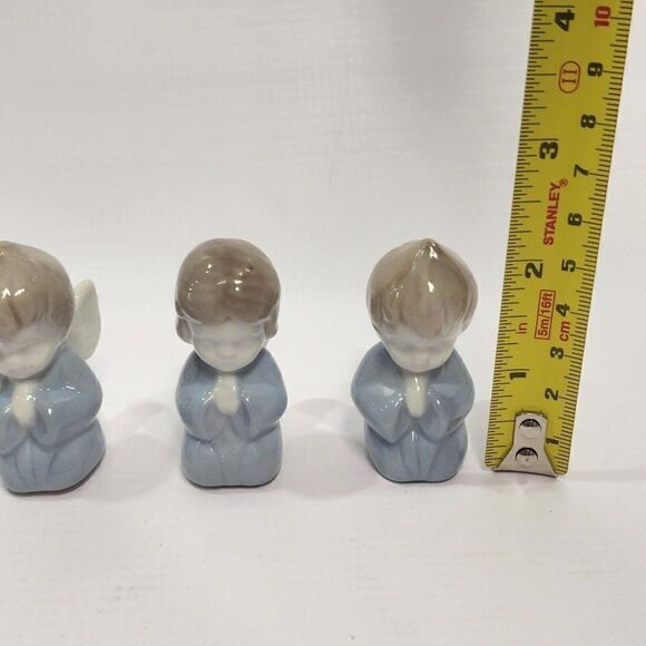 3 - Vintage Ceramic/Porcelain 2" Praying Angel Mini Figures - Picture 2 of 9